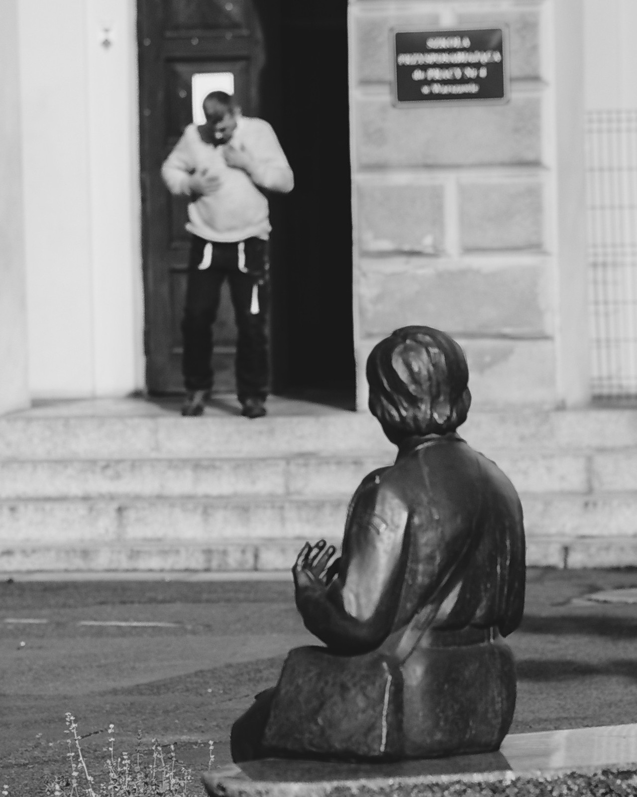 Prayer in Bronze and Flesh