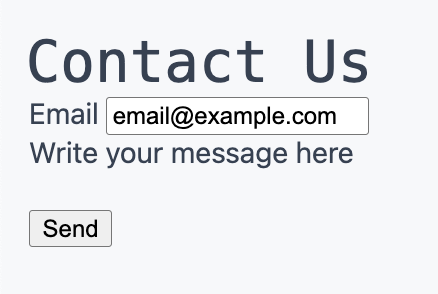 Contact Us form heading styled with pos-heading-2